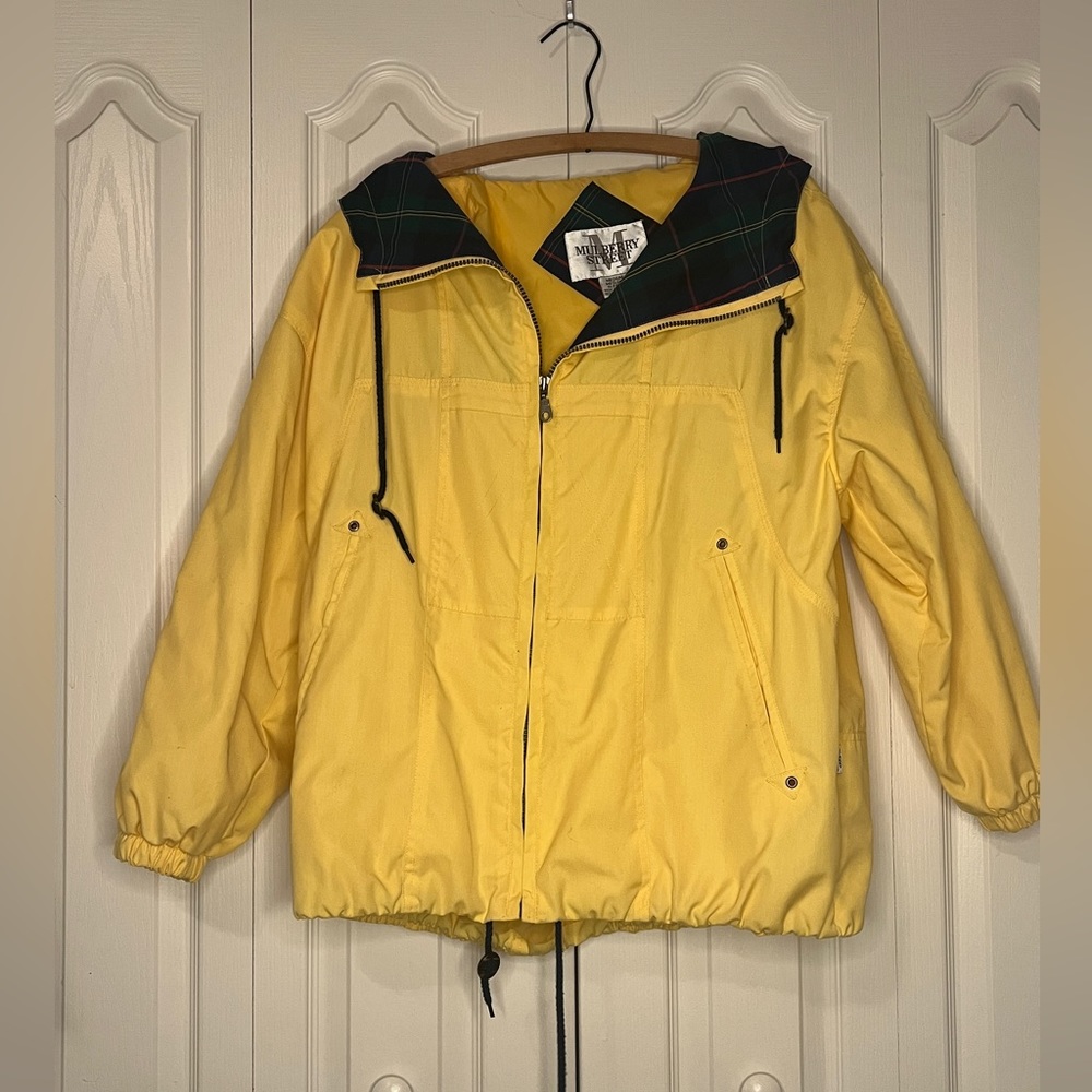 Yellow Raincoat Jacket - Mulberry Street